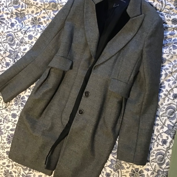 Vintage wool, French Connection coat, sz 4 - Picture 2 of 5